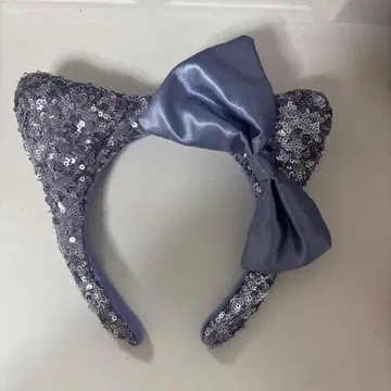 USJ 키티 스팽글 머리띠 보라색