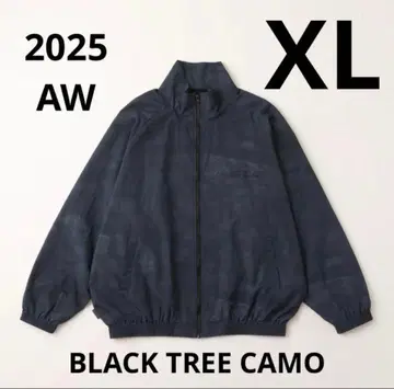 S.F.C 윈드브레이커 재킷 리얼 트리 카모 블랙