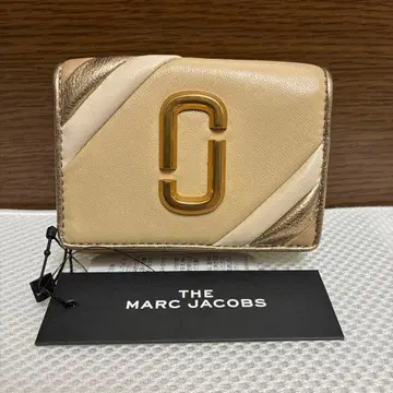 새상품 마크제이콥스 3단 폴더형 지갑 미니 지갑 베이지