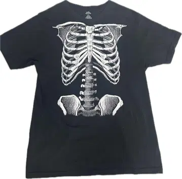 스켈레톤 T셔츠 해골 M
