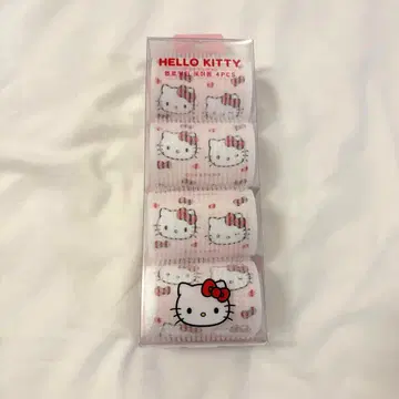 [한국 한정판] 키티 앞머리 헤어롤 4개 세트