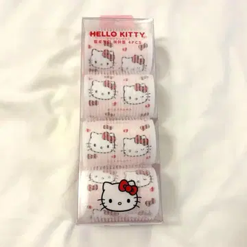 한국 한정판 산리오 헬로키티 키티 앞머리 고데기 4개 세트