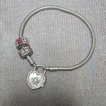 PANDORA 하트 팔찌