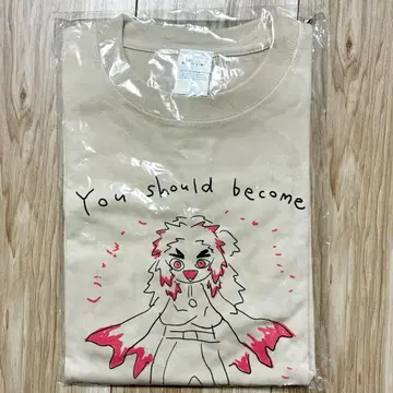 귀멸의 칼날 렌고쿠 쿄쥬로 전 집중전 무한열차편 유곽편 계승자 T셔츠 L