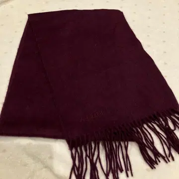 FURLA 와인 레드 머플러 캐시미어 100%