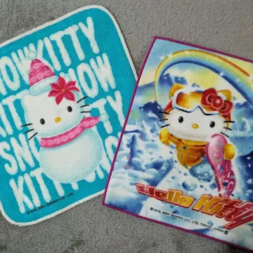 헬로키티 스노우 키티 2매 세트