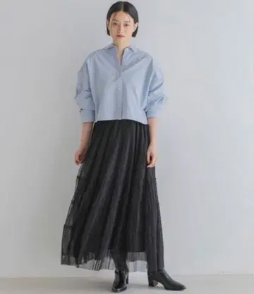 새상품 튤 캉캉 스커트 A part by 아파트 바이 로리즈 블랙