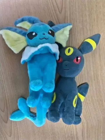 포켓몬 샤미드 & 블래키 마스코트 봉제 인형 중