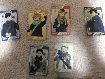 하이큐 코스모 월드 컬렉션 카드 6장 세트