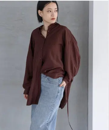 새상품 A part by 아파트바이 카슈쿨 셔츠 브라운