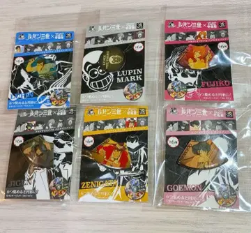 루팡 3세 x CoCo 핀 배지 총 6종