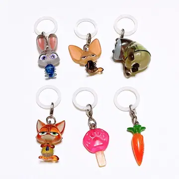 주토피아 메지루시 액세서리 전 6종 컴플리트