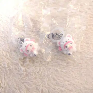 익명 배송 산리오 후와후와 스노우 메지루시 액세서리 마이멜로디 2개 세트