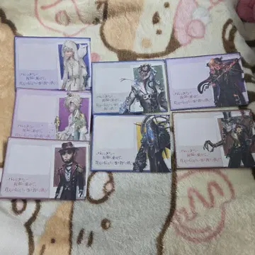 제5인격 스이파라 콜라보 특전 7장 세트