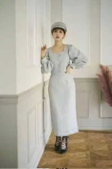 Miyours 트위드 셋업 상의