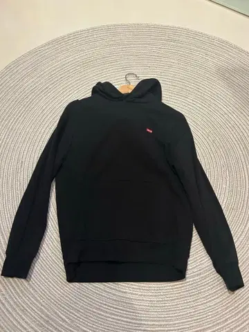 Levi's 블랙 후드 부착 후드티 S 사이즈