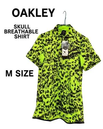 [ 택 포함 미사용 ] OAKLEY 오클리 흡한속건 반팔 골프웨어 M