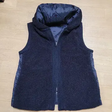 dinosDAMA 리버서블 후드 부착 베스트