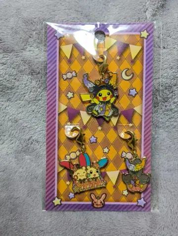 포켓몬 센터 한정판 할로윈 서커스 메탈 참 피카츄