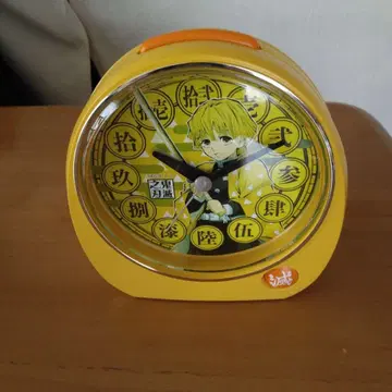 귀멸의 칼날 전 집중전 아가츠마 젠이츠 알람 시계