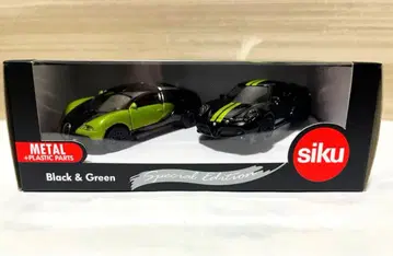 siku 알파 로메오 4C 부가티 베이론 블랙 & 그린