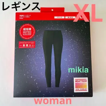 유니클로 UNIQLO 울트라 웜 히트텍 레깅스 여성용 XL 블랙 최신