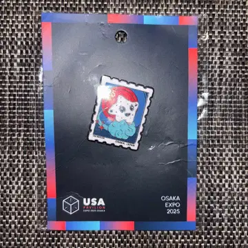 EXPO2025 오사카 만박 미국관 핑 배지