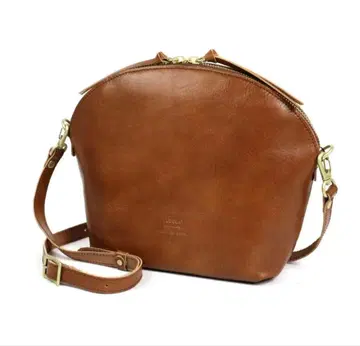 TIDEWAY 타이드웨이 다크 브라운 가죽 숄더백