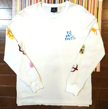 Paul Smith 화이트 롱 T셔츠 XL