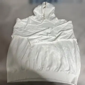 CROSS STITCH 화이트 그래픽 후드티 M