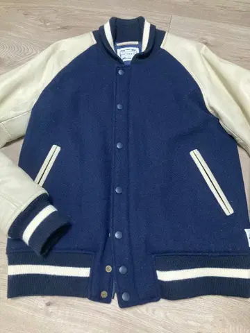 victim 바시티 자켓 베이스볼 자켓 천연 가죽