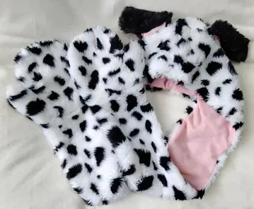 디즈니 101마리 강아지 머플러 캡 장갑 모자