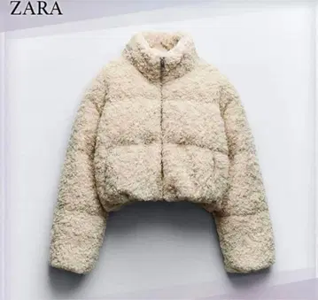 ZARA 페이크 보아 자켓