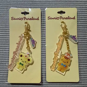 [ 미개봉 새상품 ] 산리오 퓨로랜드 아크릴 스탠드 키링 2개 세트