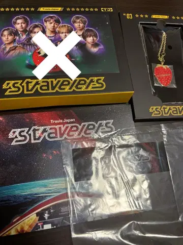 새상품 TravisJapan 's travelers FC반 키링 등