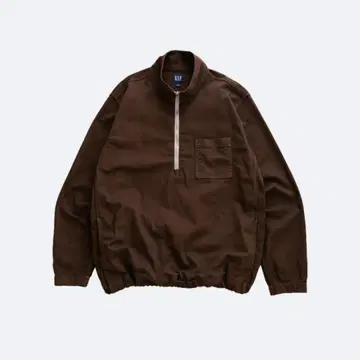 GAP Half Zip Cotton Canvas Jacket