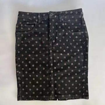 저널 스탠다드 데님 스커트 타이트 도트 38