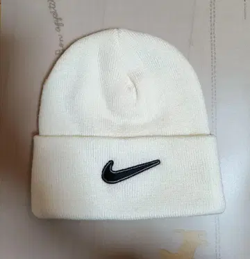 Nike 니트 모자 화이트 원사이즈