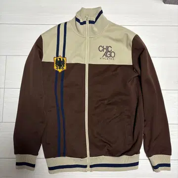 즉시 구매 CHICAGO ATHLETES 트랙 자켓 브라운 베이지