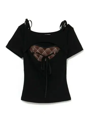 새상품 BUBBLES 버블스 레이어드 리본 상의