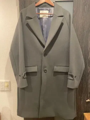 그레이 체스터 코트 유나이티드 애로우즈 그린 라벨