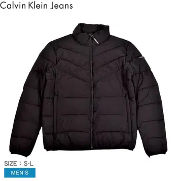 Calvin Klein Jeans 블랙 다운 자켓 M 블랙
