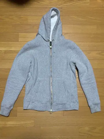 캠버 CAMBER 미국제 뒷면 기모 집업 그레이 리버스