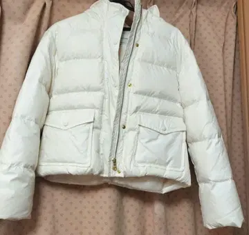 쿠튀르 브로치 다운 자켓 화이트 38호