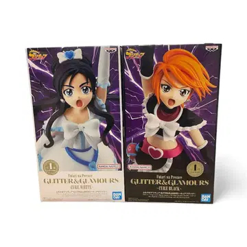 [ 새상품 미개봉 ] 빛의 전사 프리큐어 피규어 퓨어 블랙 퓨어 화이트