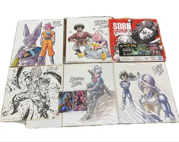 16일까지! 묶음 판매 드래곤볼 색지 5장 카드 극세사