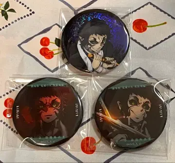 귀멸의 칼날 무한성편 모노가타루 눈빛 컬렉션 글리터 캔뱃지 카이가쿠