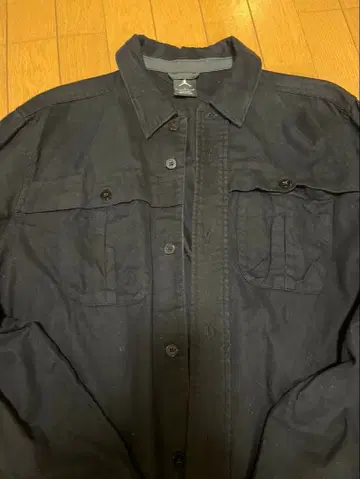 조던 블랙 플란넬 셔츠 L 사이즈