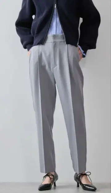 VIS 테이퍼드 팬츠 그레이 S