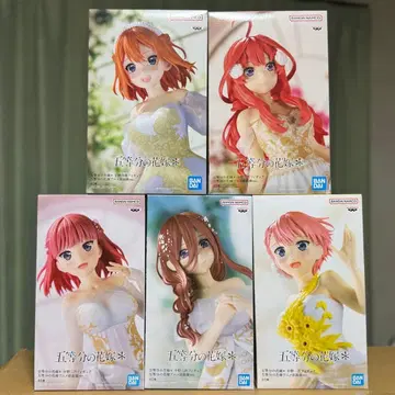 5등분의 신부 애니메이션 원화전 ver. 피규어 세트